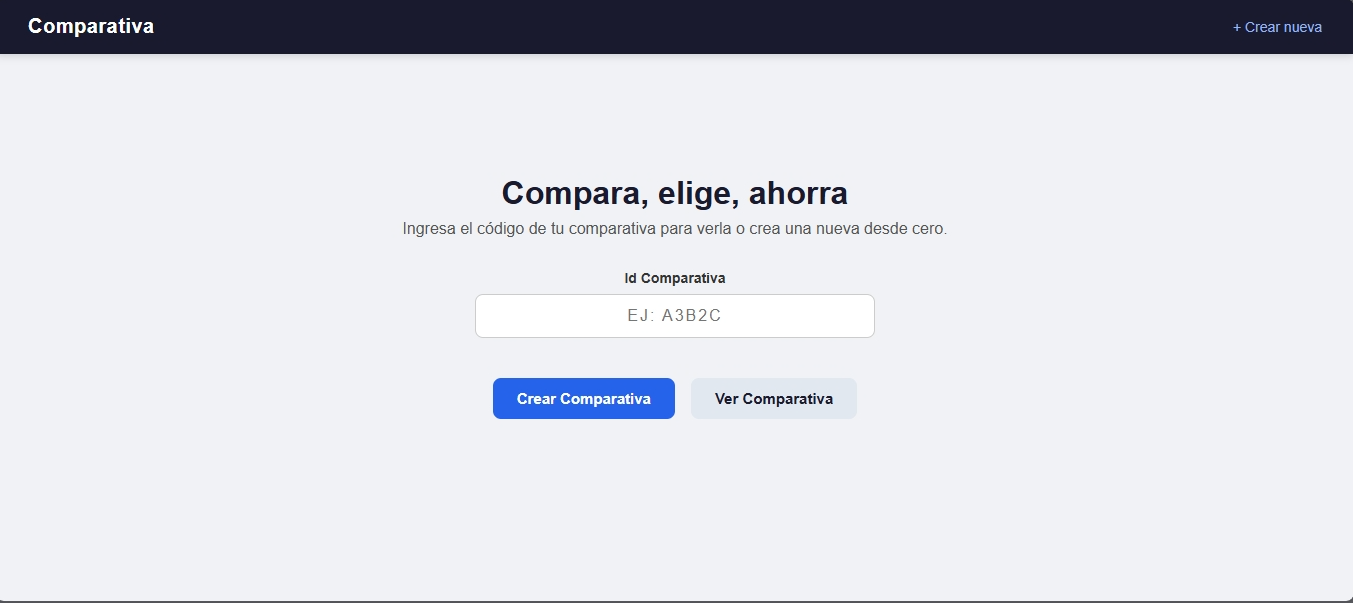 Comparativas - Comparativas para clientes