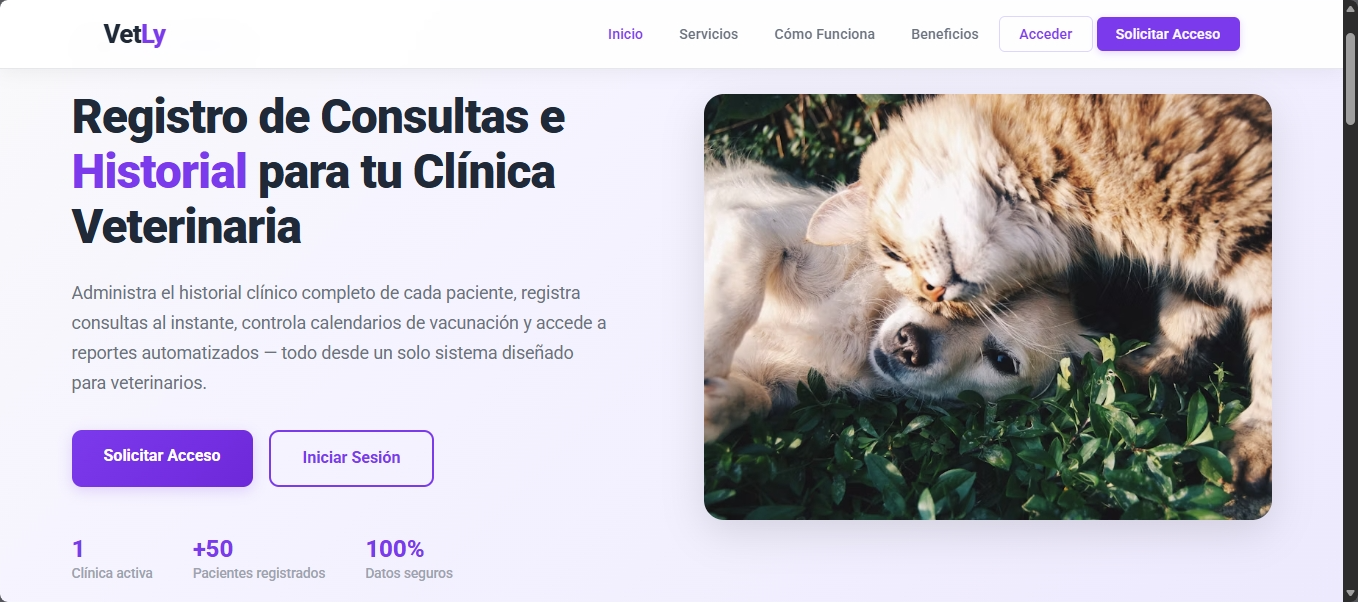 VetLy - Sistema de gestión veterinaria